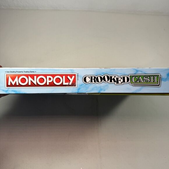 Monopoly Crooked Cash Board Game Fun Family Game - Picture 9 of 9